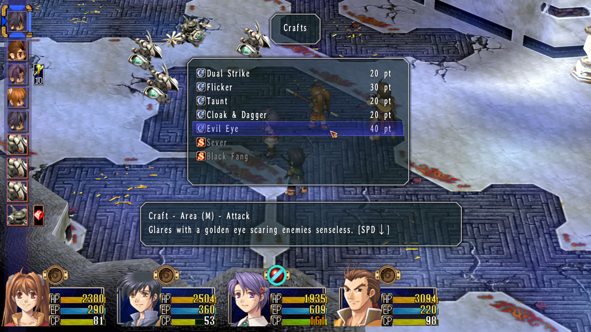 Legend of Heroes Trails in the Sky Battle