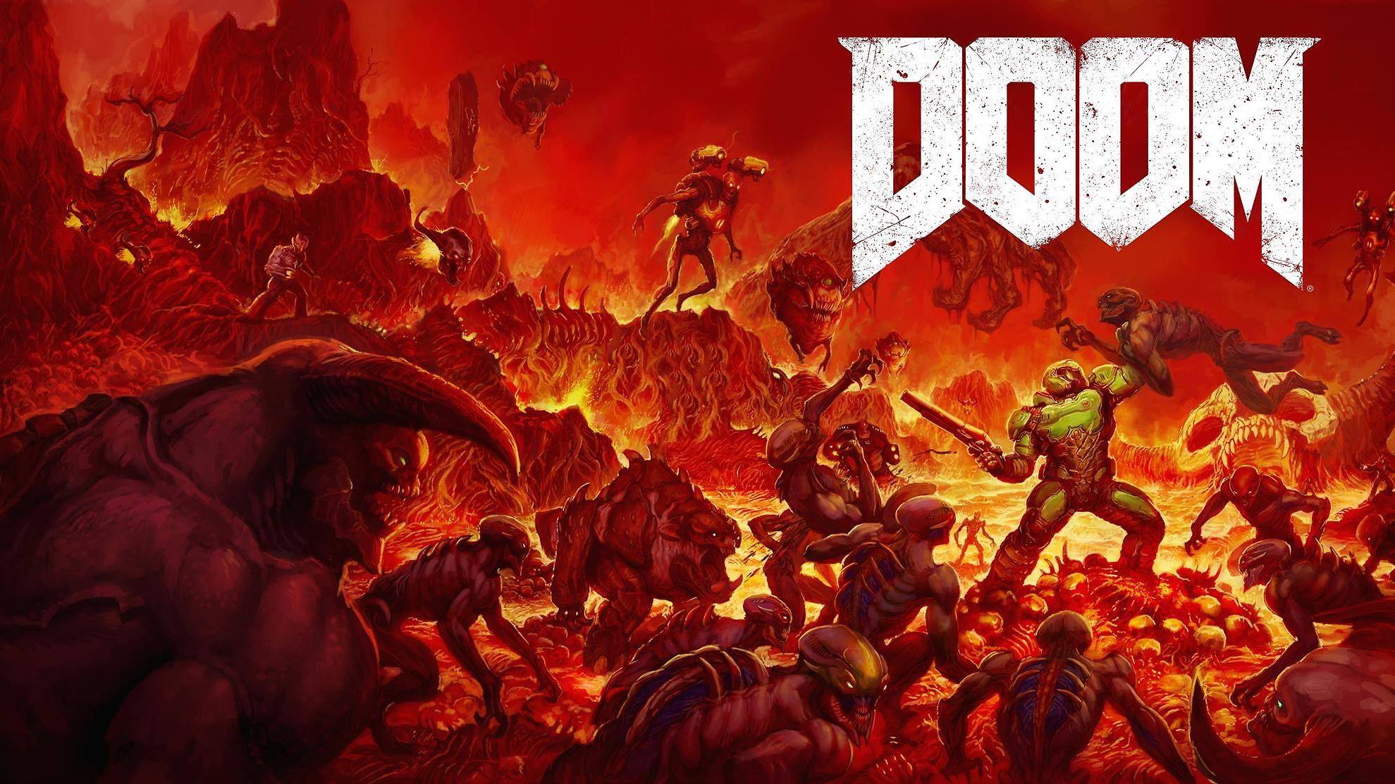 Doom id Software neoclassic cover
